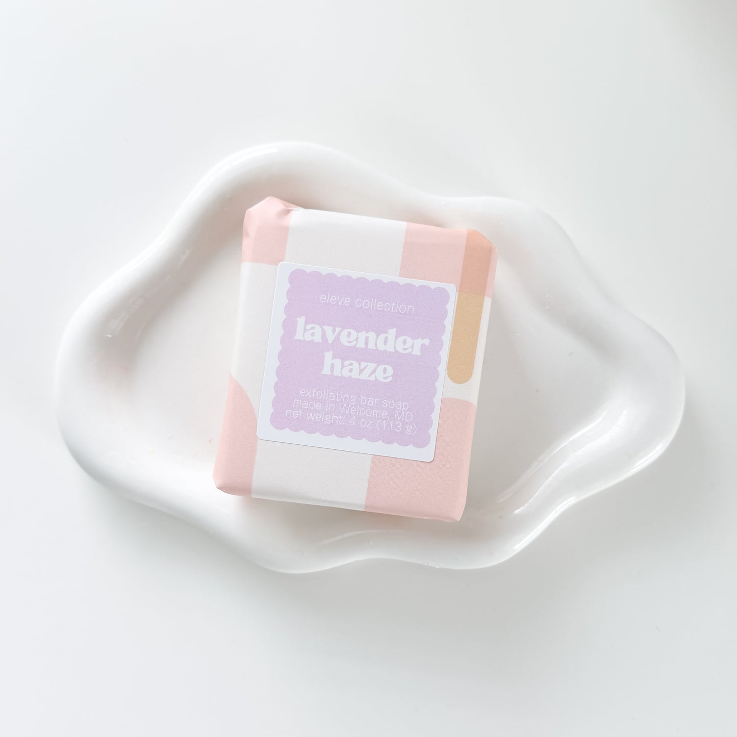 Lavender Haze Exfoliating Rose Water Soap