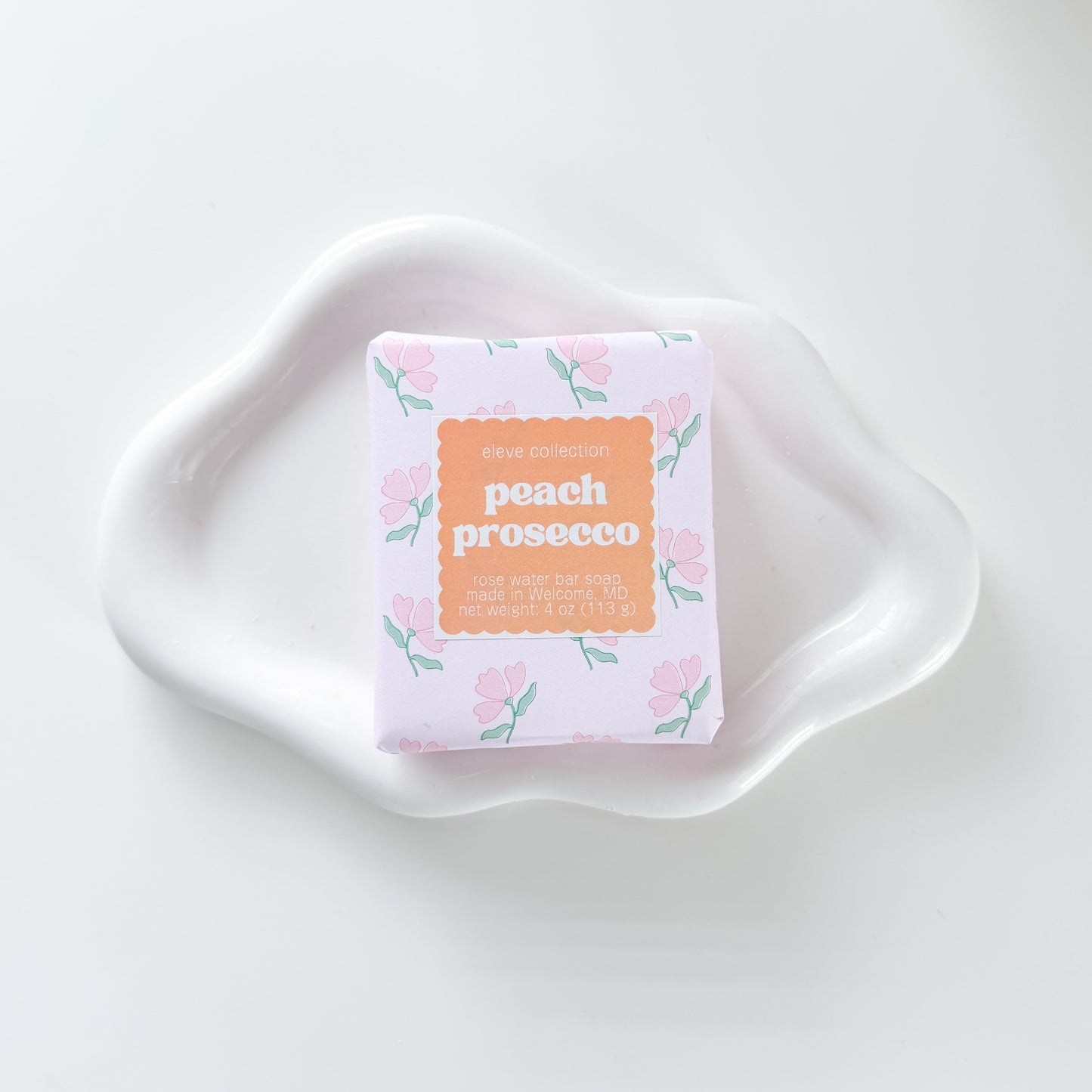 Peach Prosecco Rose Water Soap