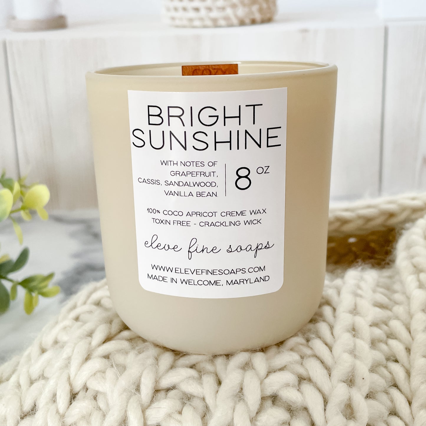 Bright Sunshine Coco Apricot Crème Candle