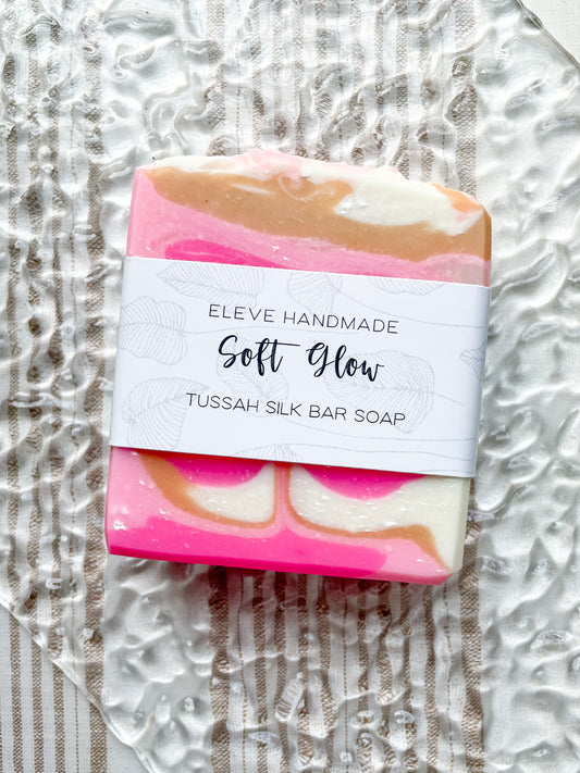 Soft Glow Tussah Silk Bar Soap