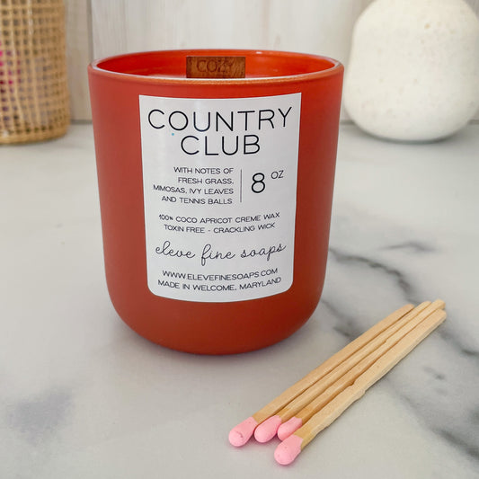 Country Club Coco Apricot Creme Candle