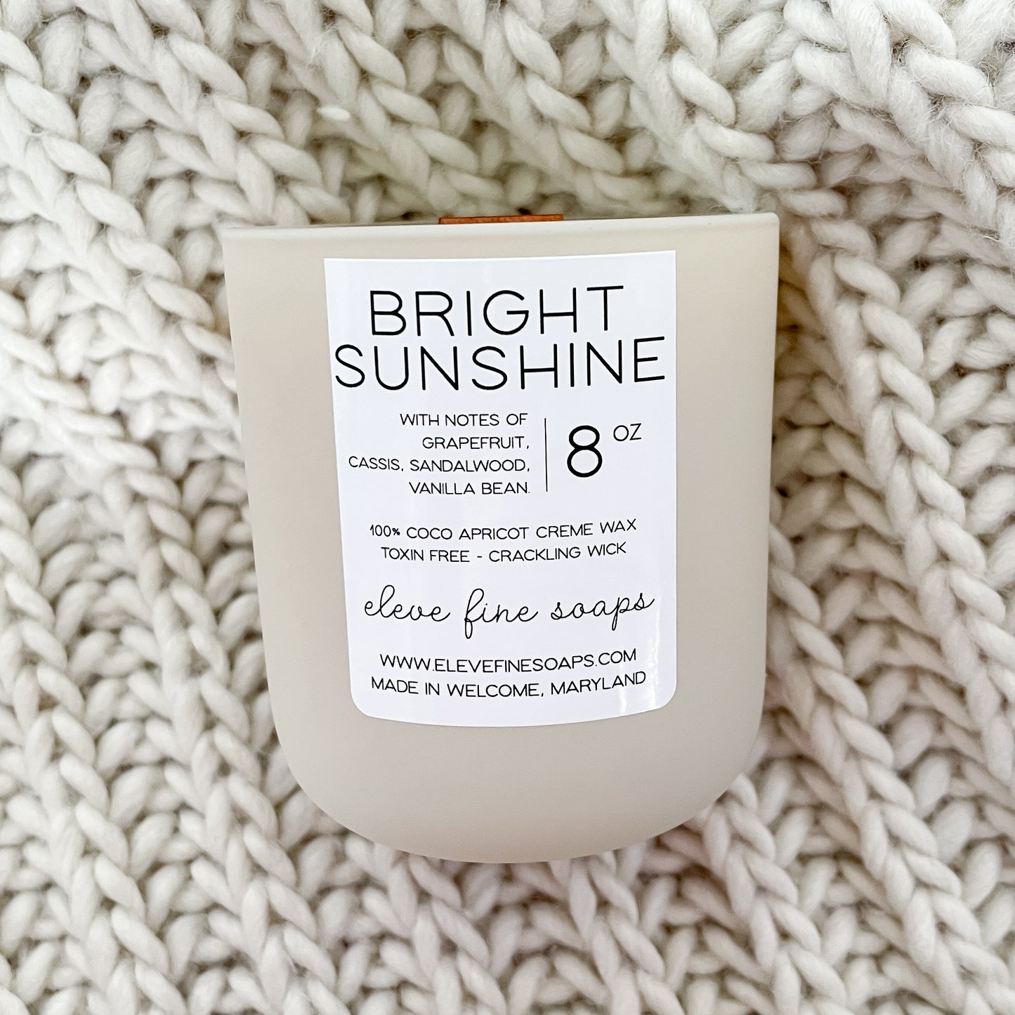 Bright Sunshine Coco Apricot Crème Candle