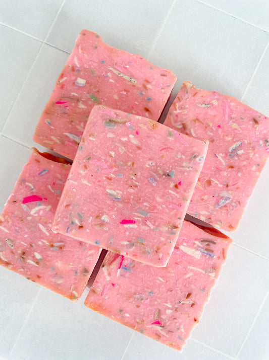 Berries & Cream Tussah Silk Bar Soap