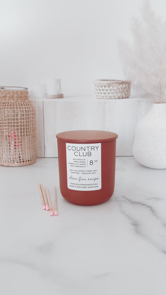 Country Club Coco Apricot Creme Candle